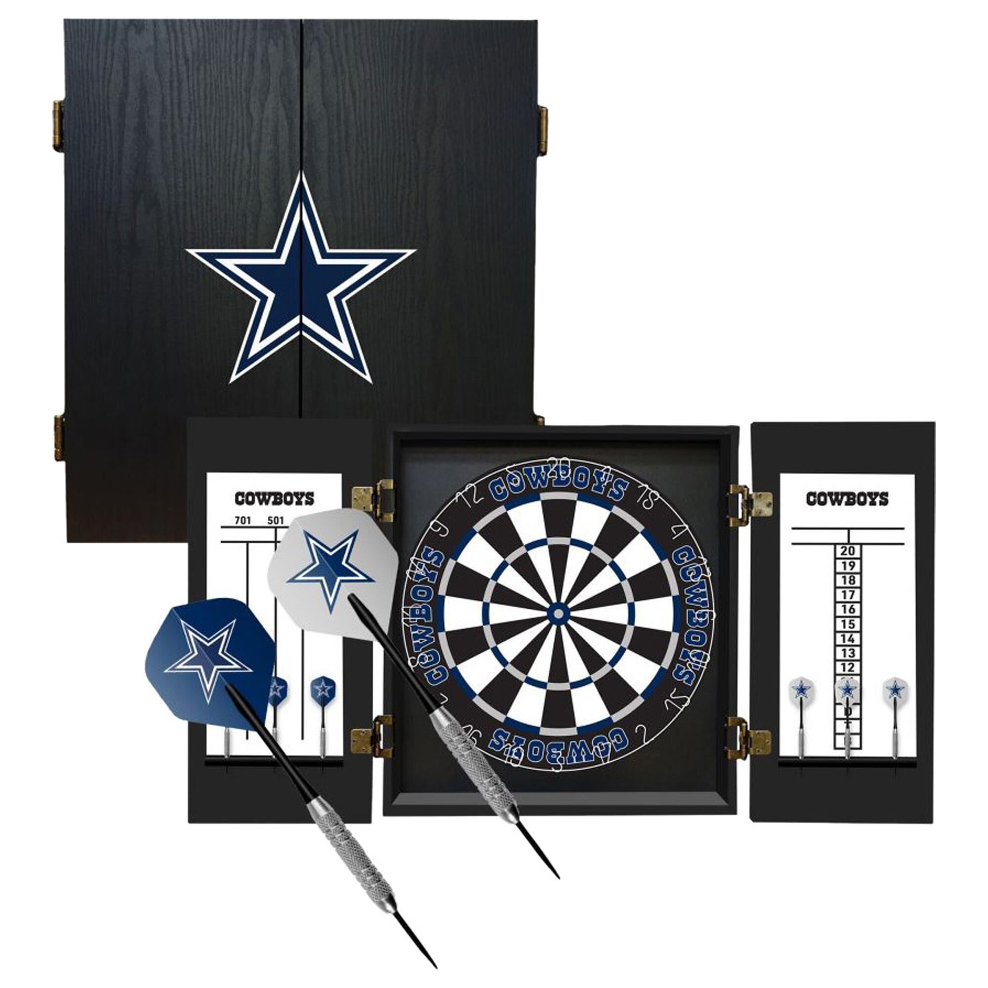 Imperial International NFL Dallas Cowboys Bristle Dart Cabinet Set