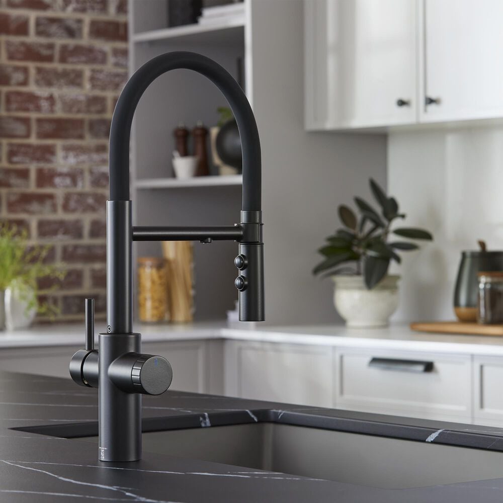 Blanco Catris Flexo Filter Semi-Pro 1.5 GPM Kitchen Faucet - Matte Black, , large
