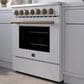 Forno Paolo 30" Freestanding Electric Range in White, , large