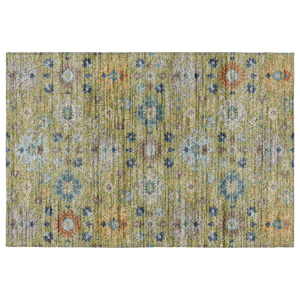 Dalyn Rug Company Silk Road Aloe, Sky, Ivory, Copper, Mocha and Gray 1"8" x 2"6" Area Rug, , large
