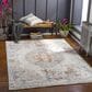 Surya Laila 10" x 14" Orange, Teal, Sage, Saffron, Gray and Cream Area Rug, , large