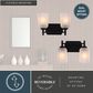 Vaxcel Laurelhurst 2-Light Bathroom Vanity in Matte Black, , large