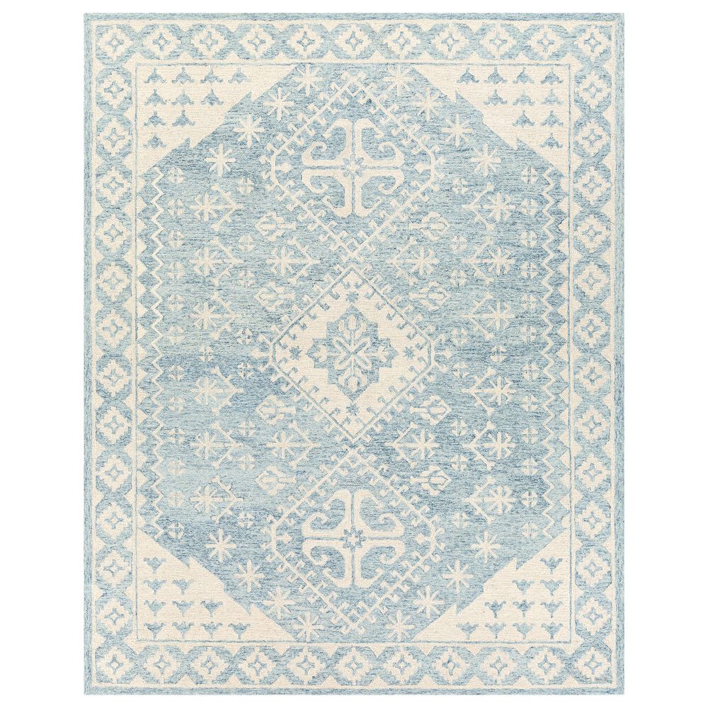 Surya Granada GND-2320 8' x 10' Pale Blue, Beige and Sky Blue Area Rug, , large