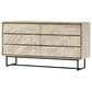 Blue River Peridot 4-Piece Queen Bed Set in Natural Acacia, , large