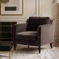 Jennifer Taylor Home Josephine Accent Chair in Deep Brown, , large