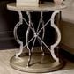 Vantage Morrissey Lamp Table in Silver and Brown, , large