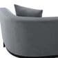 Blue River Melange Sofa in Gray Velvet, , large