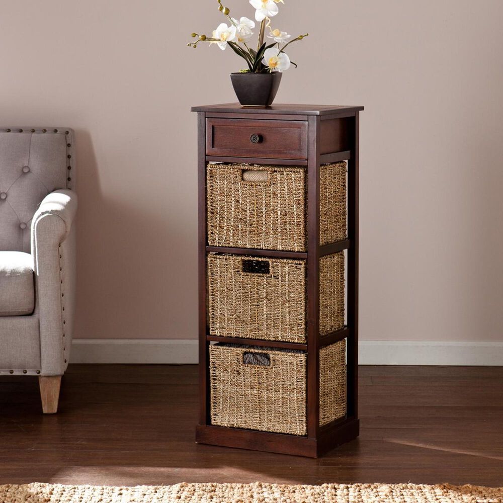 Southern Enterprises Kenton 3-Basket Storage Tower, , large