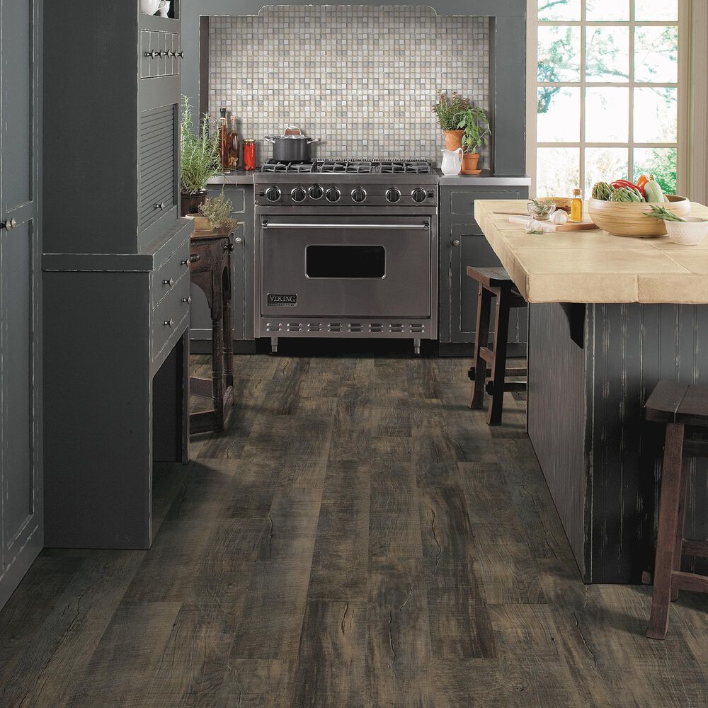 Mohawk Discovery Ridge Baywood Brown 6&quot; x 48&quot; Vinyl Plank, , large