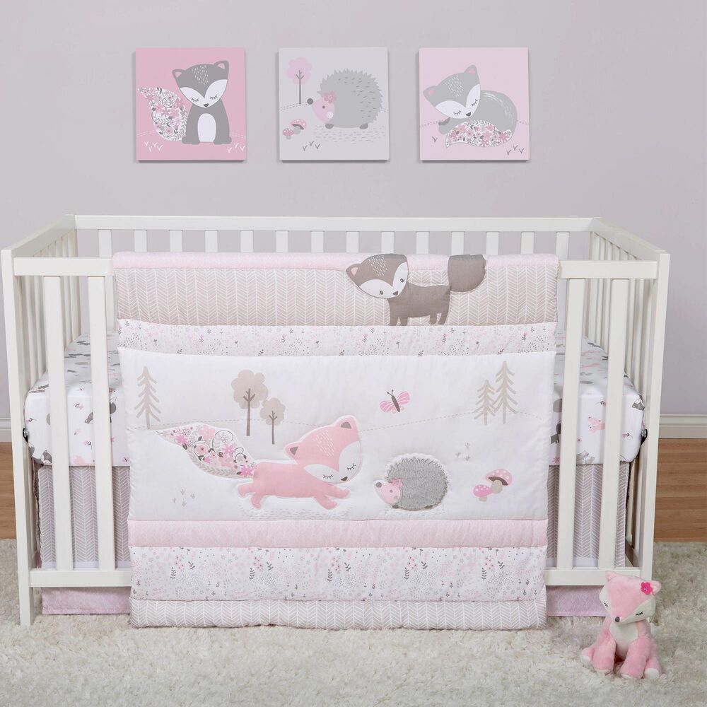 Trend Labs Lots of Fox 4-Piece Crib Bedding Set, , large