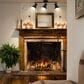 Claxy LIghting 3-Light Tracking Wall Sconce in Black, , large
