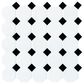 Dal-Tile Matte White with Black Gloss Dot 12" x 12" Glass Mosaic Sheet, , large