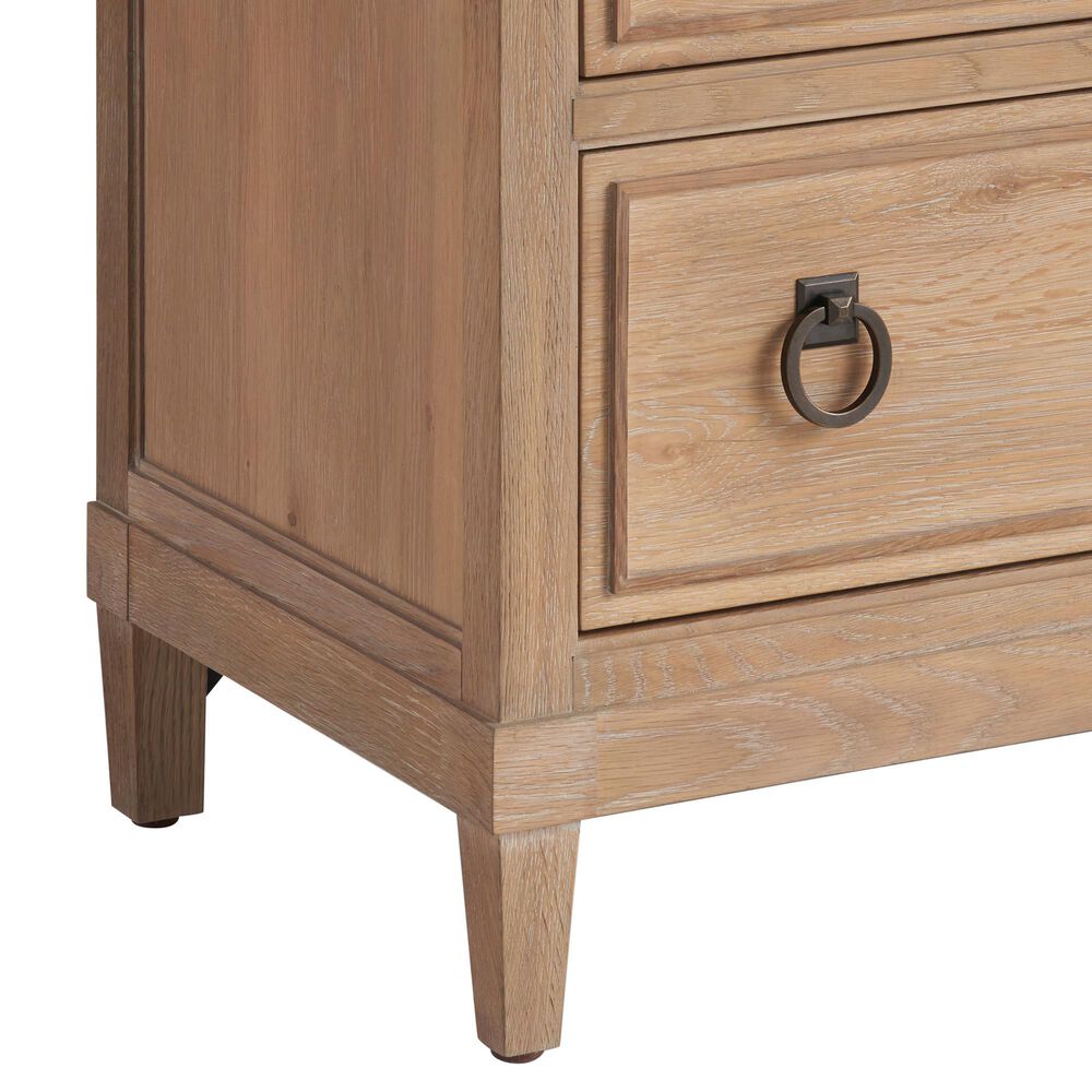 Universal Furniture Griffith Park King Upholstered Bed with Two Nightstands in Sienna, , large