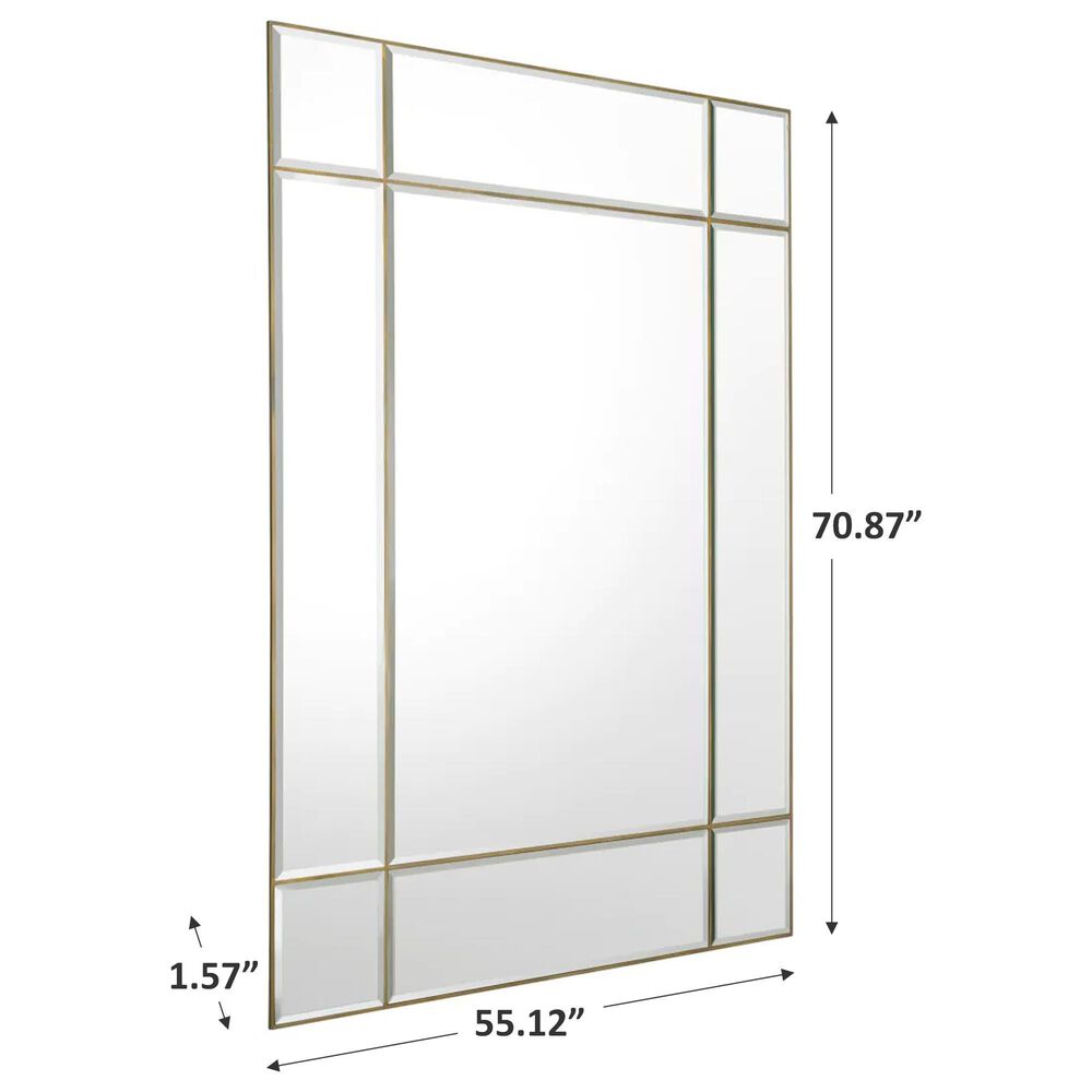 Eichholtz Beaumont Mirror in Vintage Brass, , large