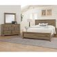 Viceray Collections Cool Rustic 3-Piece Queen Plank Bedroom Set in Stone Grey, , large