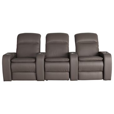 Style Expressions 3 Piece Leather Match Power Home Theater Set in Bali Marble, , large