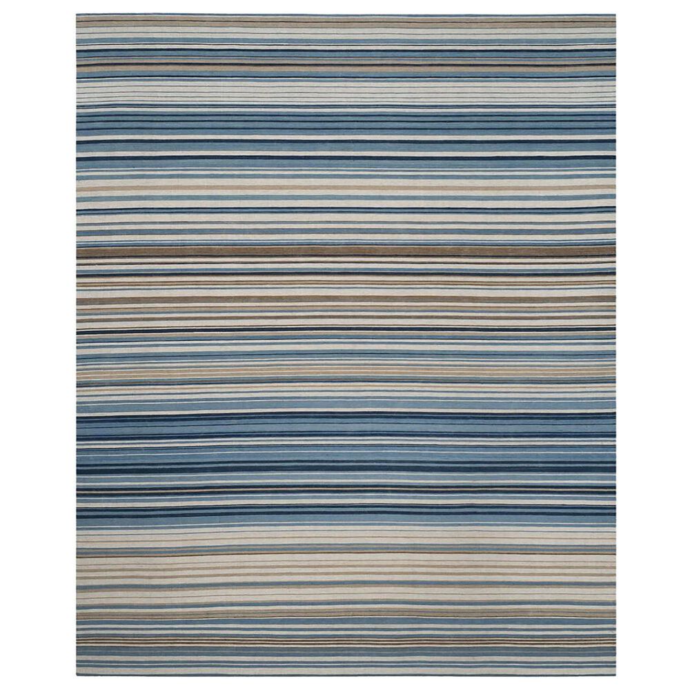 Safavieh Marbella 9" x 12" Blue and Multicolor Area Rug, , large