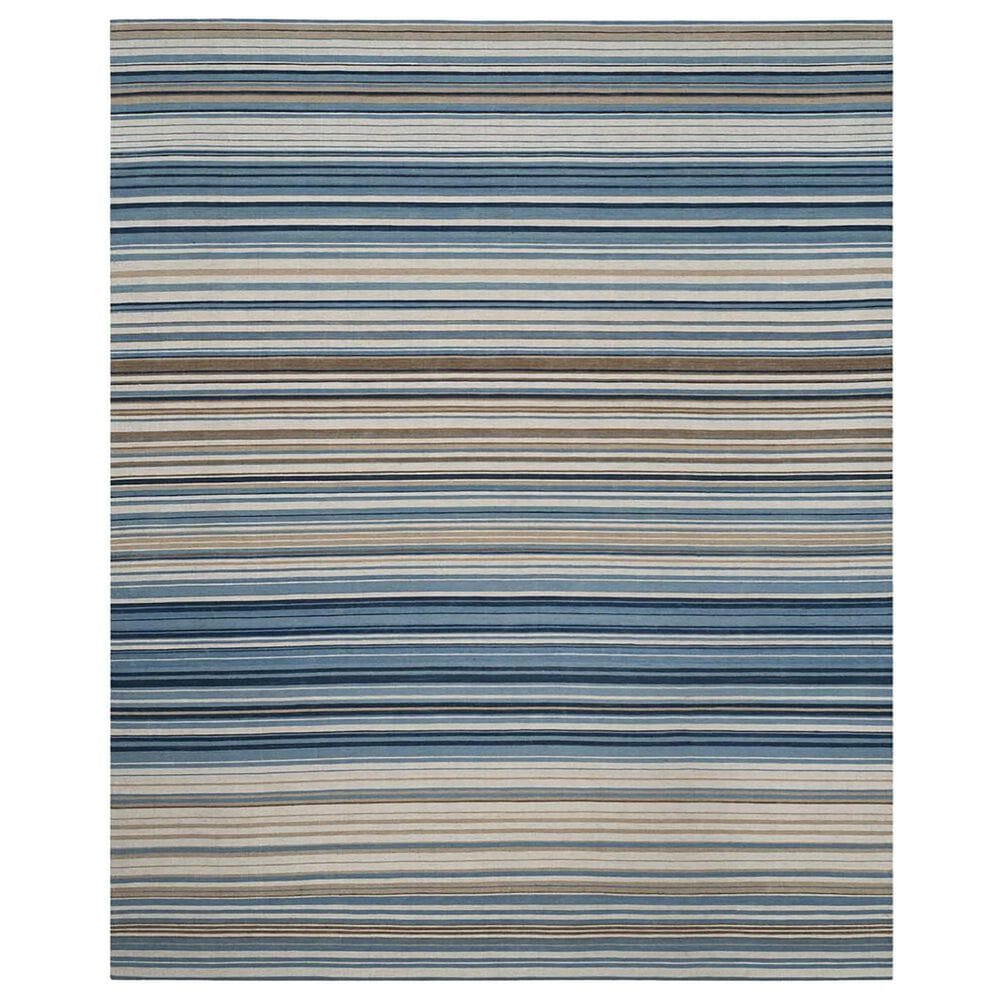 Safavieh Marbella 9" x 12" Blue and Multicolor Area Rug, , large