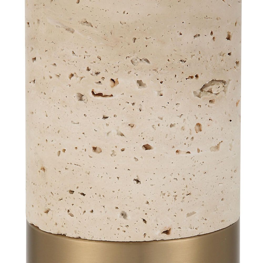 Uttermost Gravitas Table Lamp in Brushed Brass and Ivory, , large