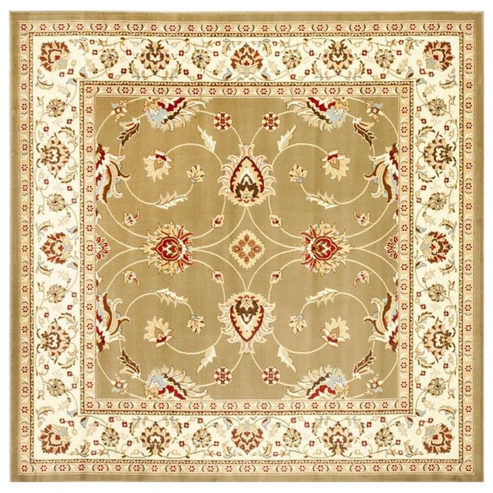 Safavieh Lyndhurst LNH553 6"7" Square Green and Ivory Area Rug, , large