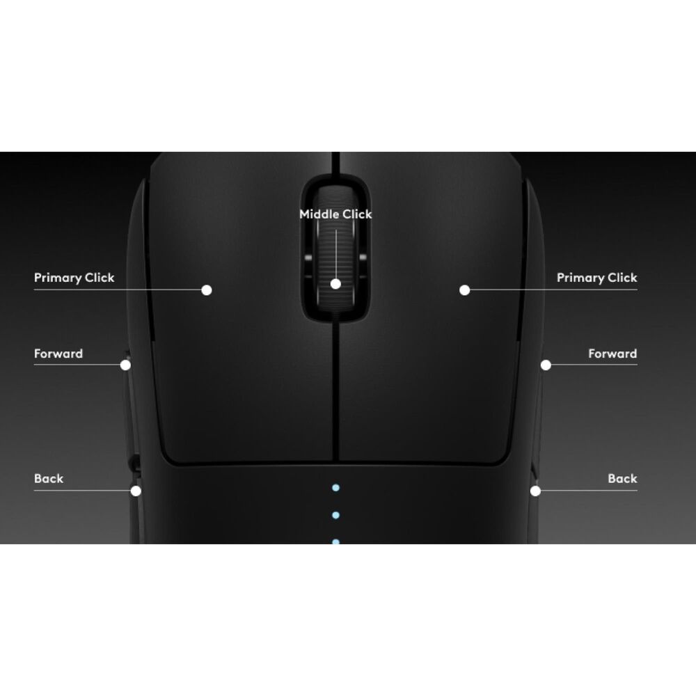 Logitech Pro 2 Lightspeed Wireless Gaming Mouse in Black, , large