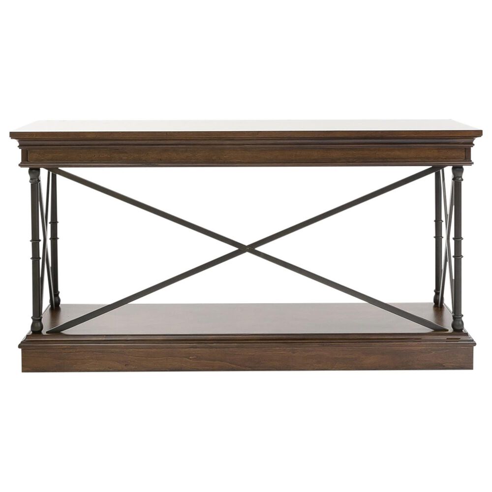 Belle Furnishings Tribeca Sofa Table in Cordovian Brown, , large