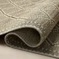 Loloi Saylor Stone and Ivory 11" x 15" Indoor/Outdoor Area Rug, , large