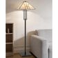 Cal Lighting Zuni Floor Lamp in Dark Bronze, , large