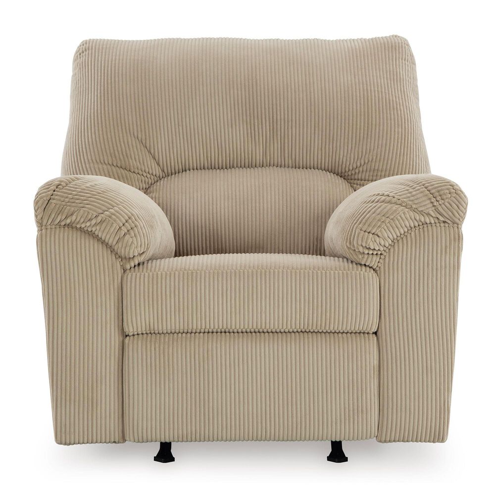 Ashley SimpleJoy Rocker Recliner in Sand, , large