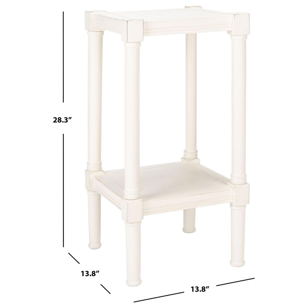 Safavieh Rafiki Accent Table in Distressed White, , large