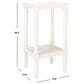 Safavieh Rafiki Accent Table in Distressed White, , large