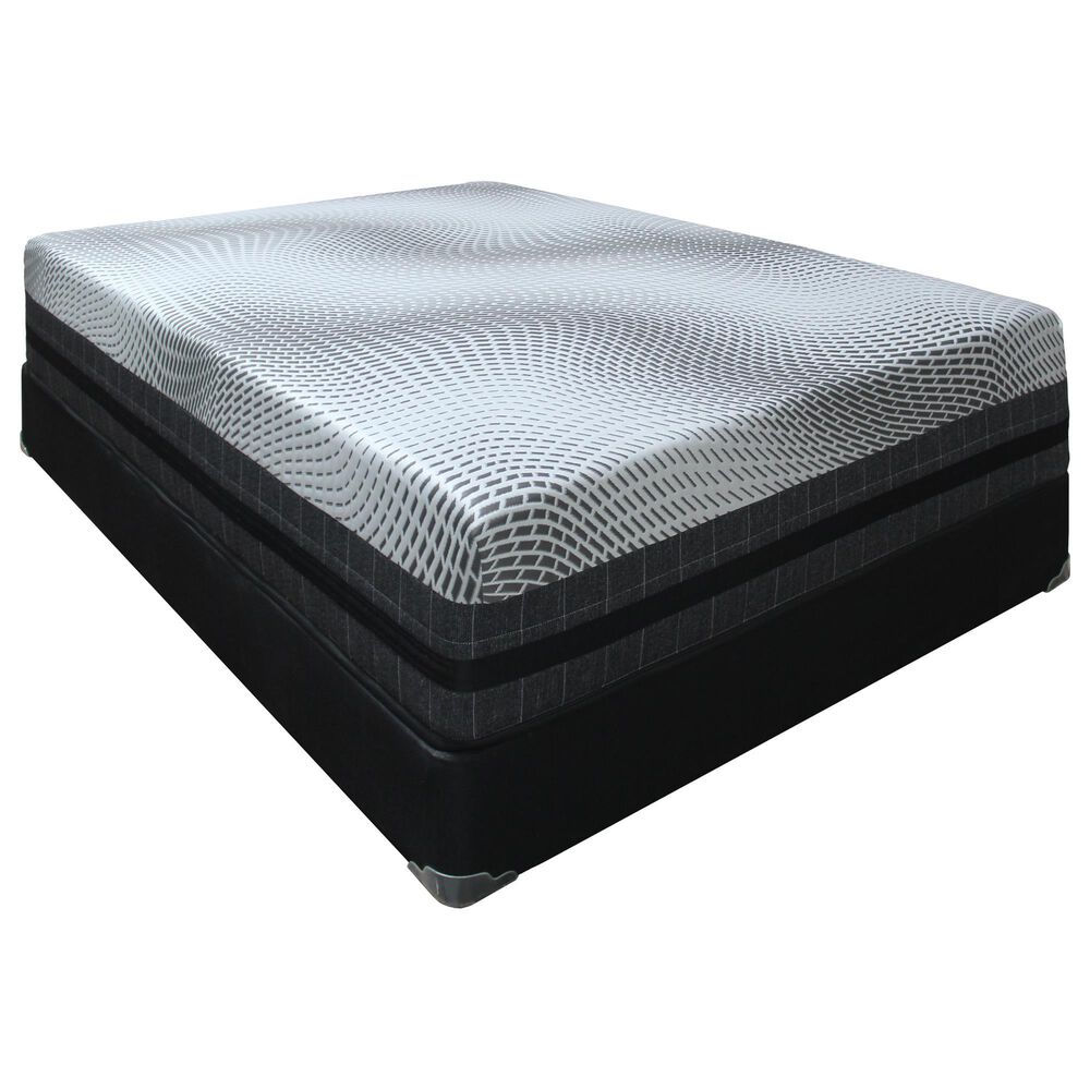 Sleeptronic Majestic Hybrid Queen Mattress with High Profile Box Spring, , large