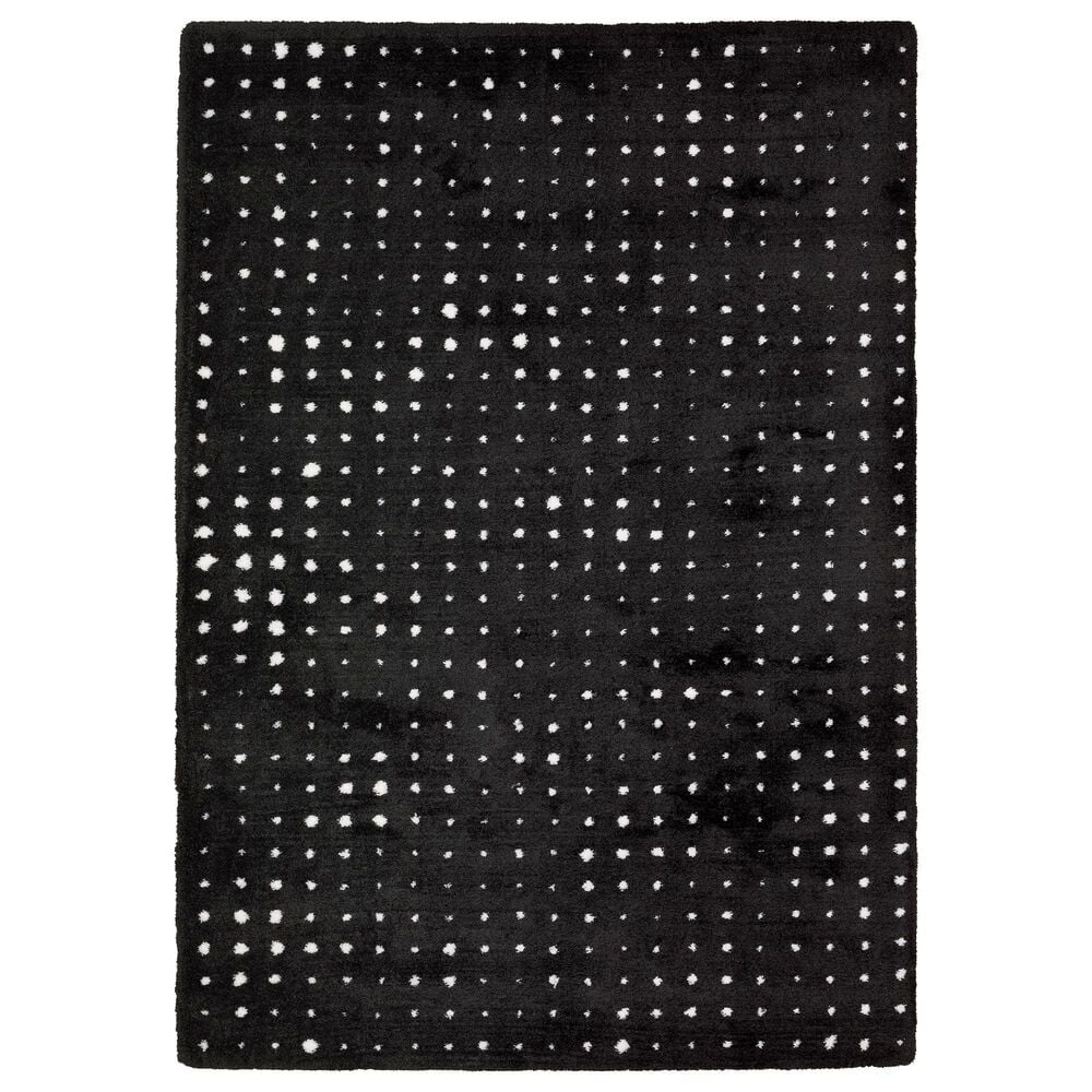 Oriental Weavers Galileo GAL04 Black and Ivory 2&#39; x 3&#39; Area Rug, , large