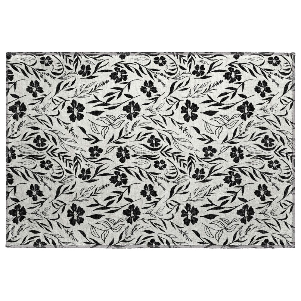 Dalyn Rug Company Soft Essentials Floral Ivory 1"8" x 2"6" Indoor/Outdoor Area Rug, , large