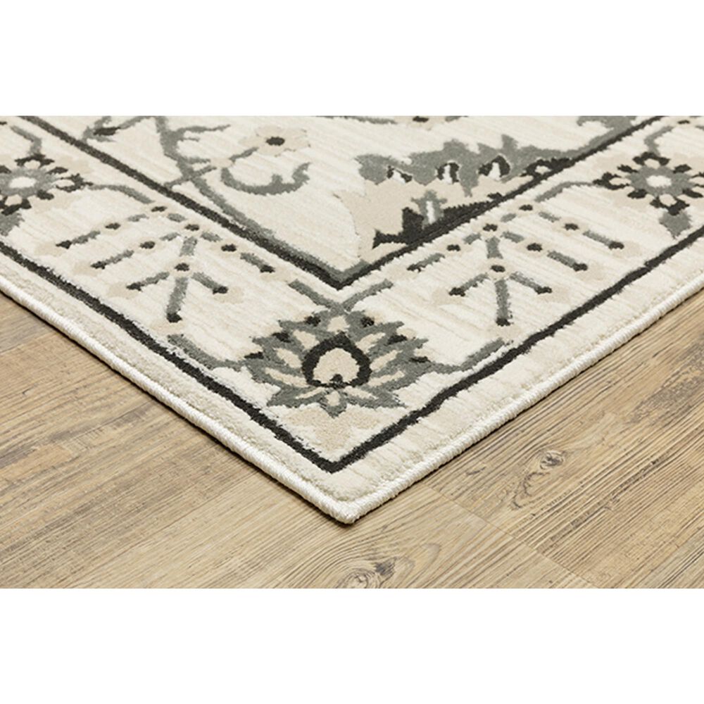 Oriental Weavers Raylan RAY03 3&#39;3&quot; x 5&#39; Ivory Area Rug, , large