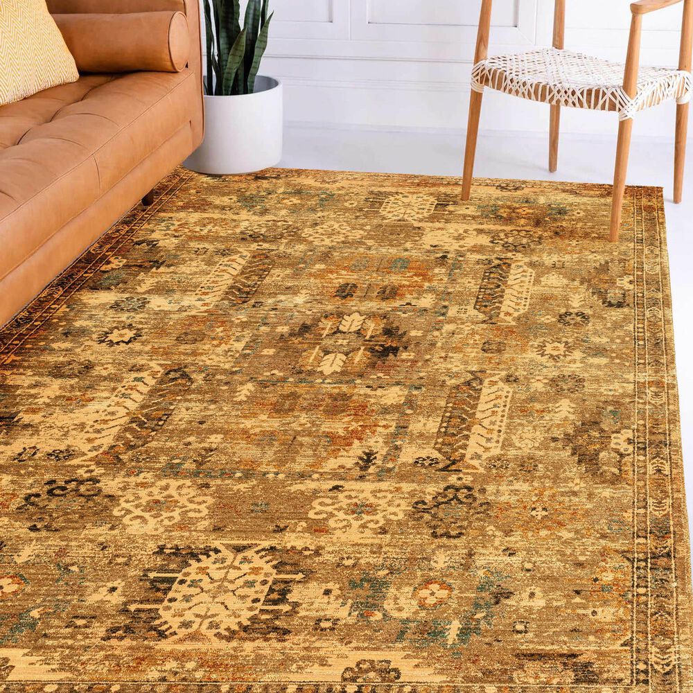 Dalyn Rug Company Lomita LO1 5&#39;1&quot; x 7&#39;8&quot; Copper Area Rug, , large