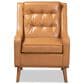 Baxton Studio Daley Arm Chair in Tan, , large