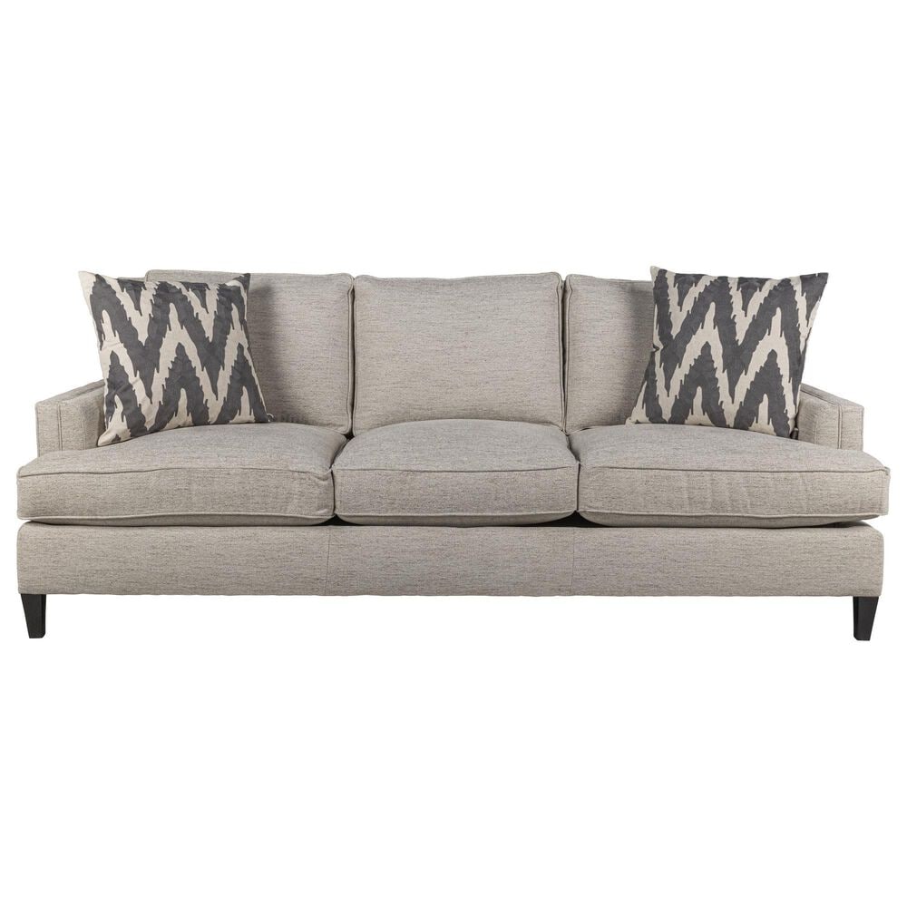 Bernhardt Addison Stationary Sofa in White and Cream, , large