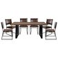 Porter Designs Manzanita and Malin 7-Piece Rectangular Dining Set in Harvest and Black, , large