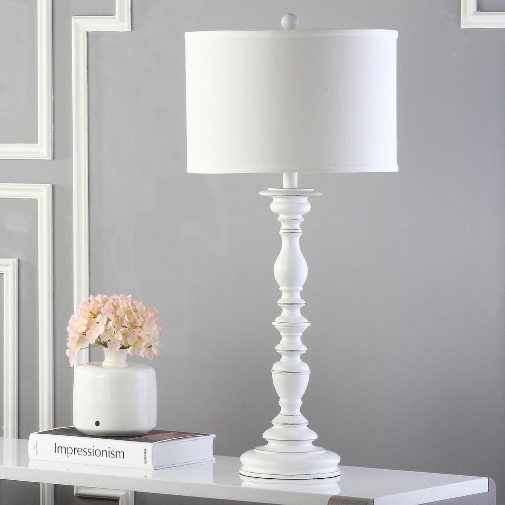 Safavieh Mamie Candlestick Lamp in Creme, , large