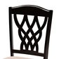 Baxton Studio Delilah Side Chair with Sand Cushion in Dark Brown (Set of 2), , large