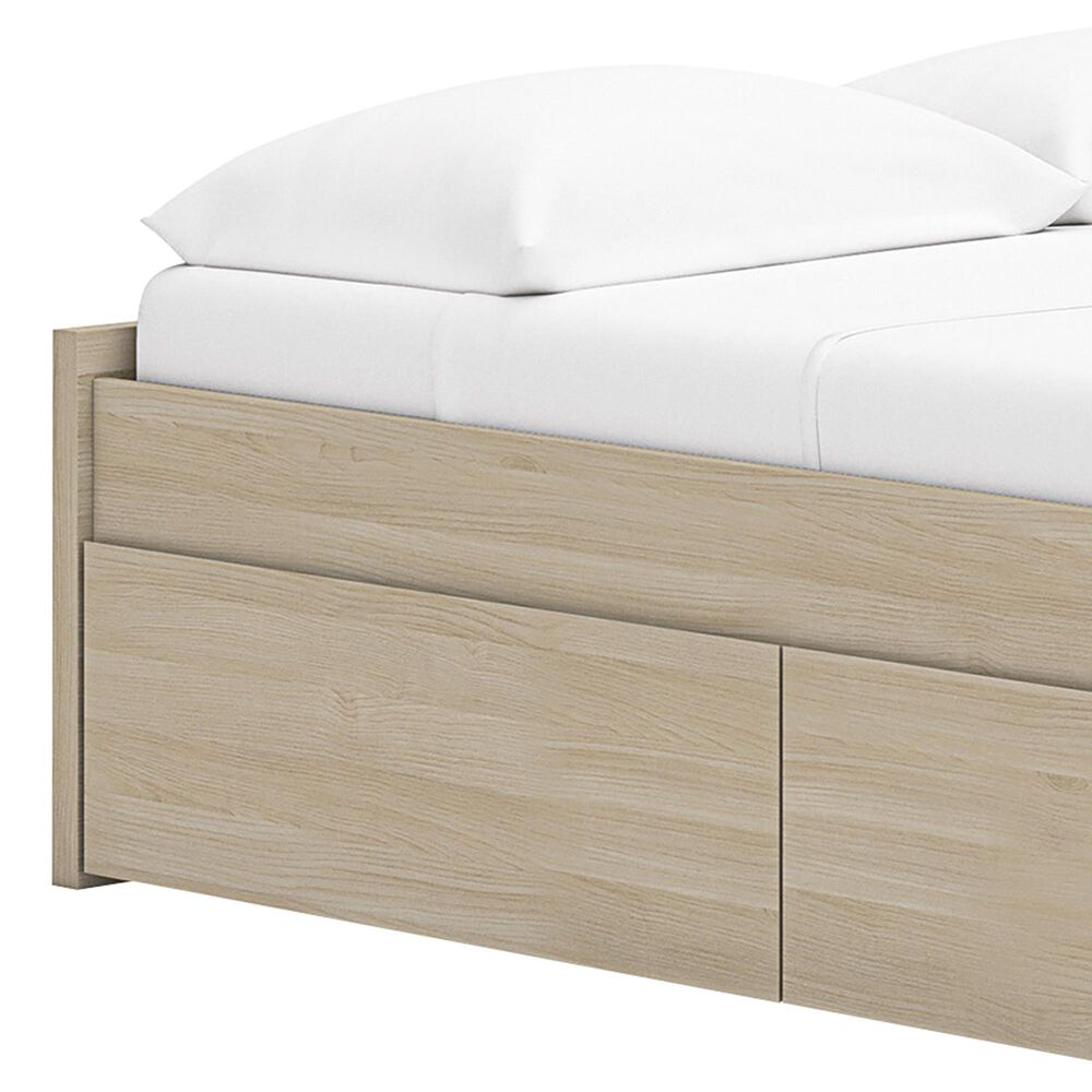 Ashley Onita Full Platform Bed with 2 Side Storage in Natural, , large