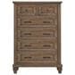 New Heritage Design Mariana 5-Piece Queen Panel Bedroom Set in Vintage Mocha, , large