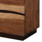 Hearth and Haven 2-Drawer Nightstand in Smokey Walnut and Coffee Bean, , large