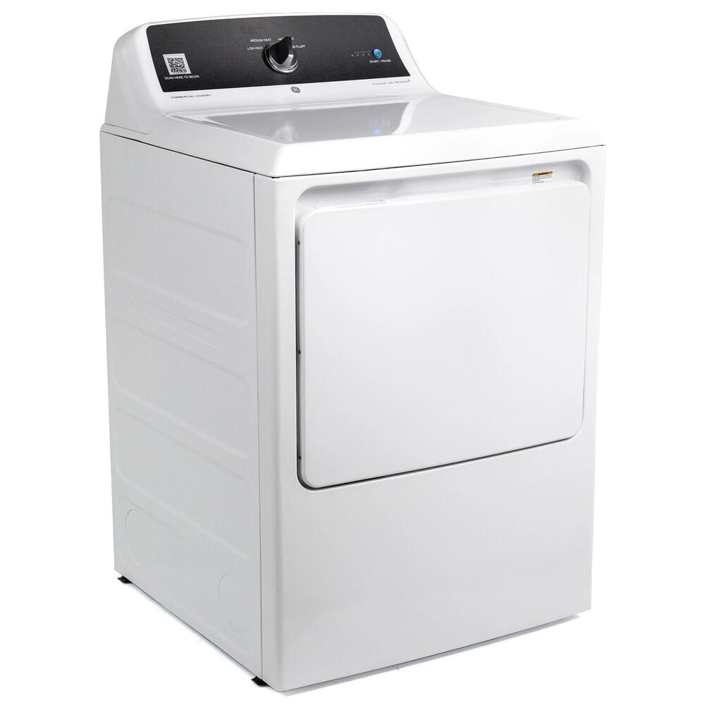 GE Appliances 4.2 Cu. Ft. Commercial Top Load Washer and 7.4 Cu. Ft. Electric Dryer Laundry Pair in White, , large