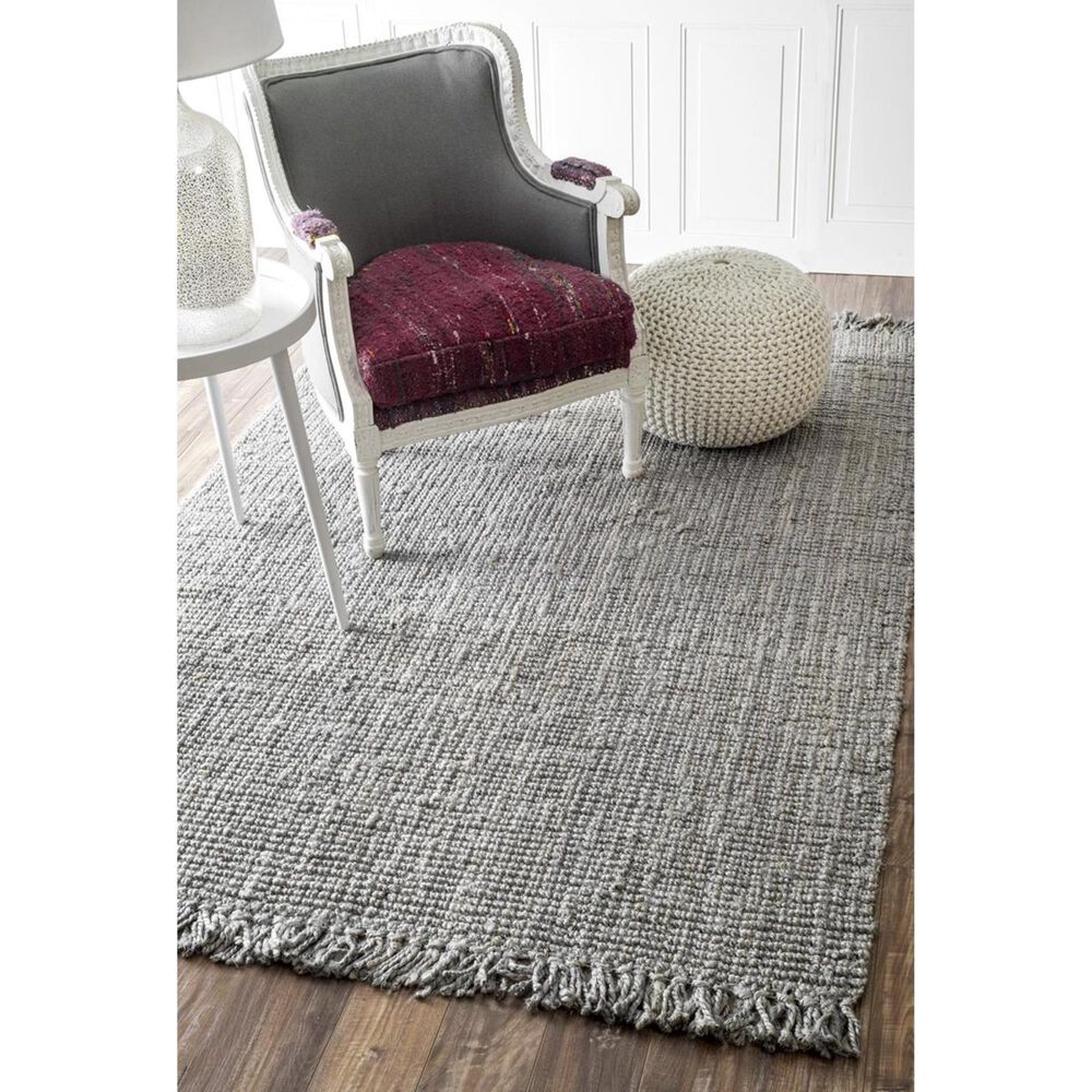 nuLOOM Natura NCCL01G609 6' x 9' Grey Area Rug Nebraska Furniture Mart