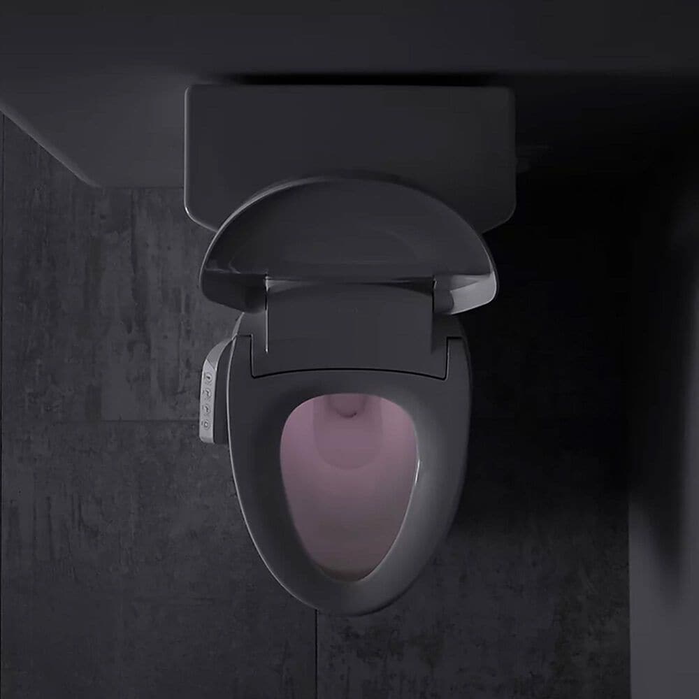 Kohler PureWash E700 Elongated Bidet Toilet Seat with Remote Control in White, , large