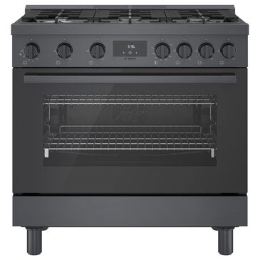 Bosch 36" Freestanding Gas Range in Black Stainless Steel, , large