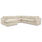 Ashley Elyza 5-Piece Left Facing Sectional with Chaise in Linen, , large