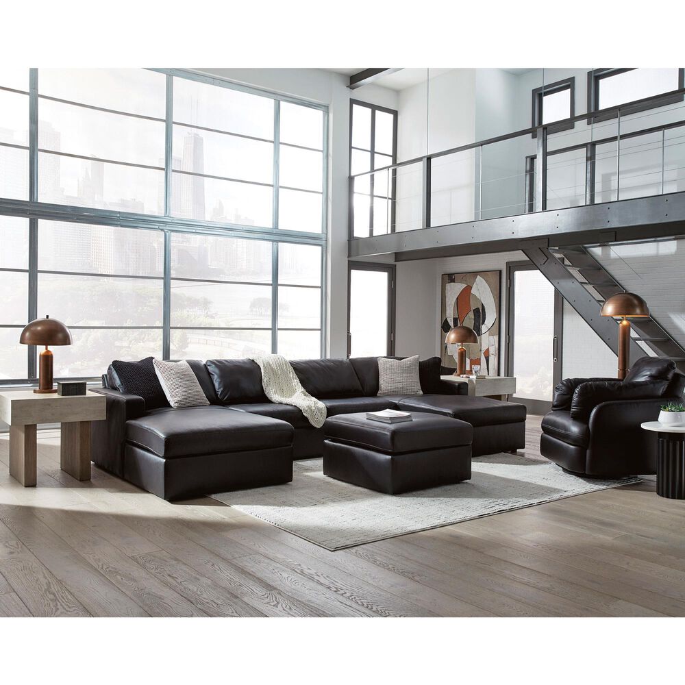 Ashley ModMax II Accent Ottoman in Black, , large